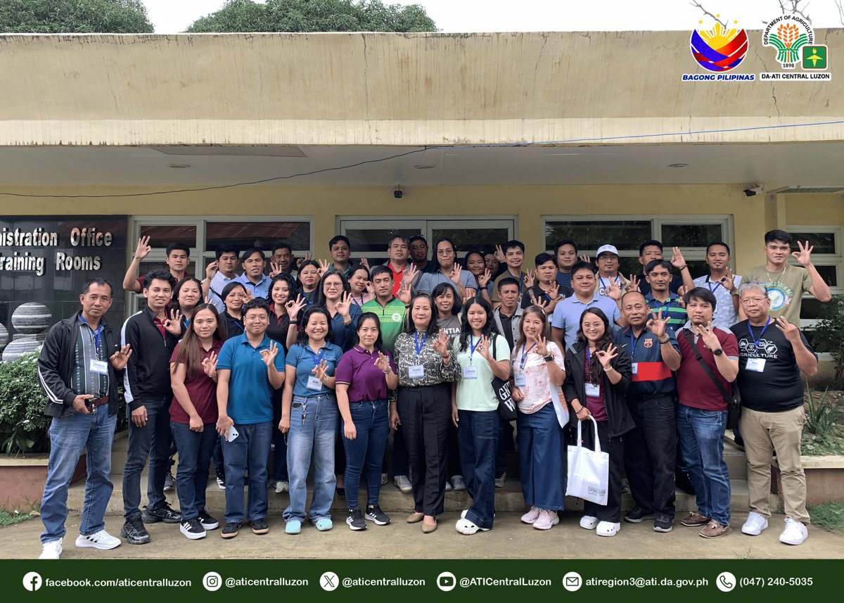 aticentralluzon's tweet image. 𝐓𝐈𝐍𝐆𝐍𝐀𝐍| Retooling Course on Corn and Cassava Pests and Diseases Identification, Surveillance, and Management

 Bisitahin lamang ang:⁦ati.da.gov.ph/ati-3
⁩
#ATIiNspire #ishareknowledge #ATIfotos #ATILEADS #BagongPilipinas #ParaSaBagongPilipinas