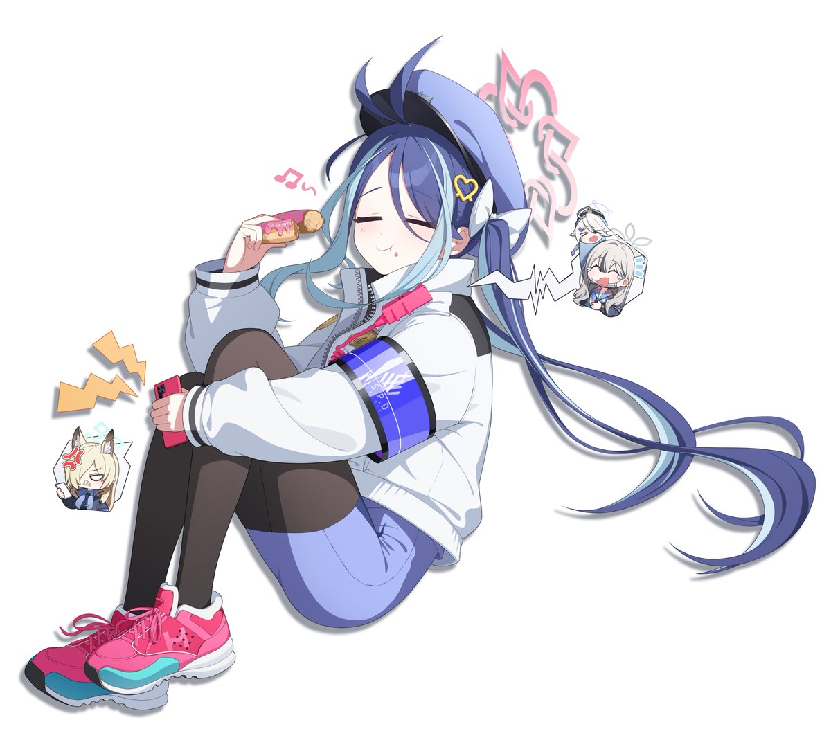 先生(ブルアカ) ,先生(ブルーアーカイブ) 「Art train!」|DONG_Ji / fevercellのイラスト