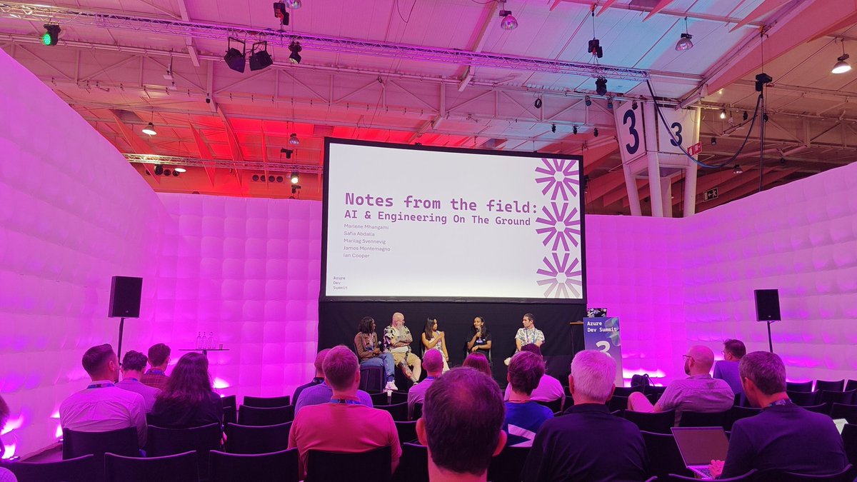 WorkingHardInIT's tweet image. Learning is also listening to how others work and leverage AI for their daily work, projects and long term goals #AzureDevSummit #MVPBuzz