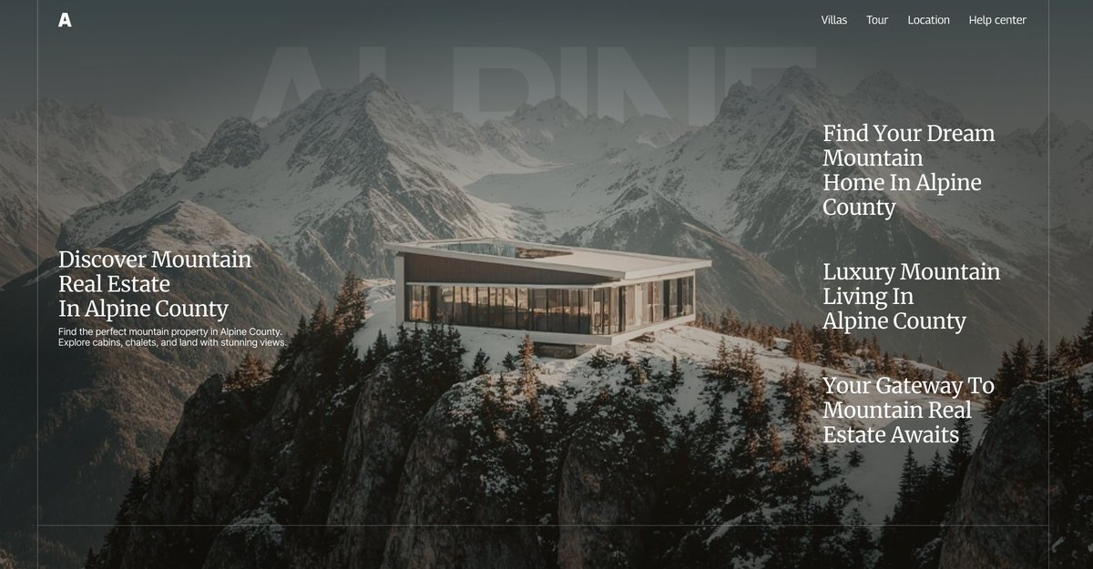 wimersdev's tweet image. Another Real estate website concept