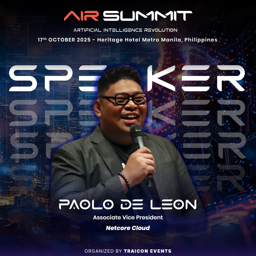 TraiCon_Events's tweet photo. We are excited to announce Paolo De Leon, Associate Vice President at Netcore Cloud, as one of the distinguished speakers at the AI Revolution Summit Philippines 2025.
๐
17th October 2025
๐ The Heritage Hotel Metro Manila,
๐ฉ pr@traiconevents.com
#traicon #traiconevents #AI https://t.co/LQfuFsZgyb