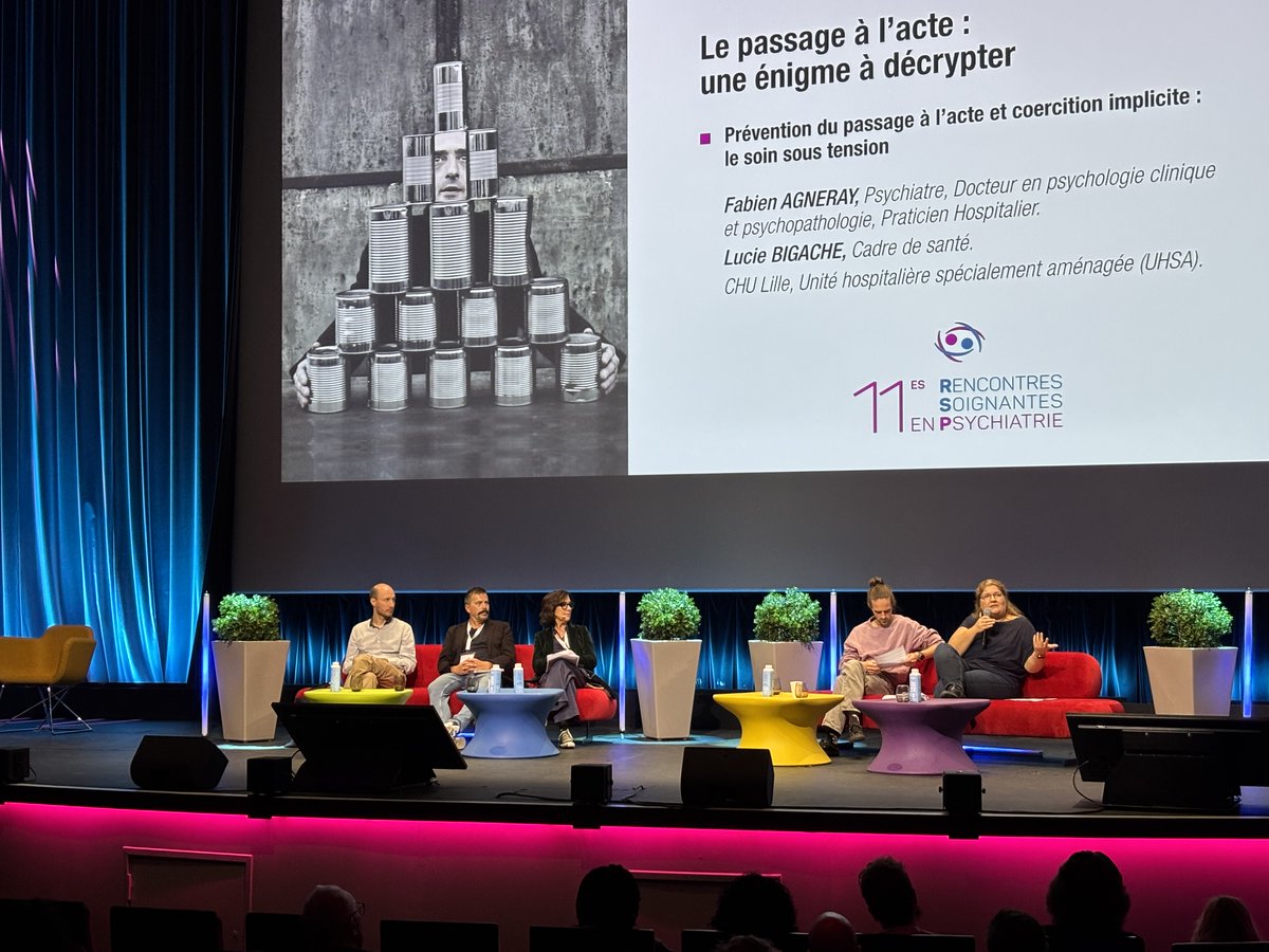 [En direct : #RSP2025 ]

Avec : 🎙️Fabien AGNERAY, Psychiatre, Docteur en psychologie clinique et psychopathologie, Praticien Hospitalier.

🎙️Lucie BIGACHE, Cadre de santé CHU Lille, Unité hospitalière spécialement aménagée (UHSA).

#SantéMentale #Psychiatrie