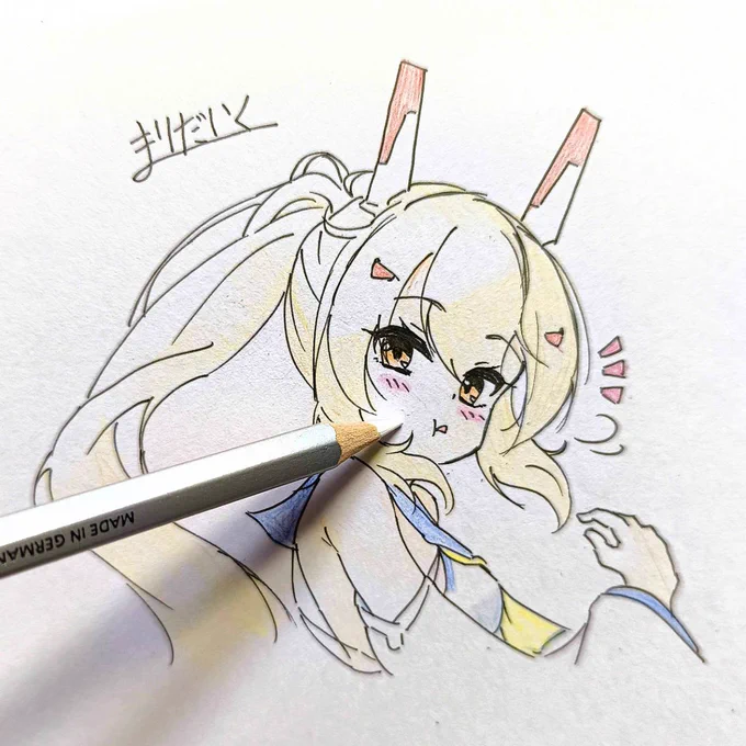 落書き綾波 何年紙にキャラクターイラスト描かなかったんだろう…覚えてない リハビリしなきゃ
