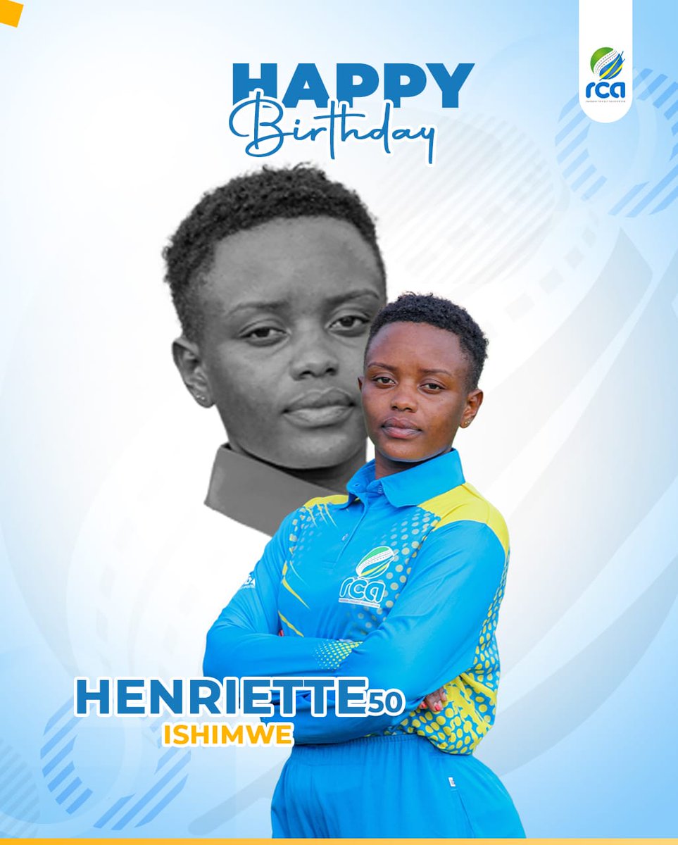 RwandaCricket's tweet image. Happy birthday, Henriette.
Your passion keeps the game alive — here’s to another year of greatness.
#HappyBirthday #RwandaCricket #GrowingWithEveryStep