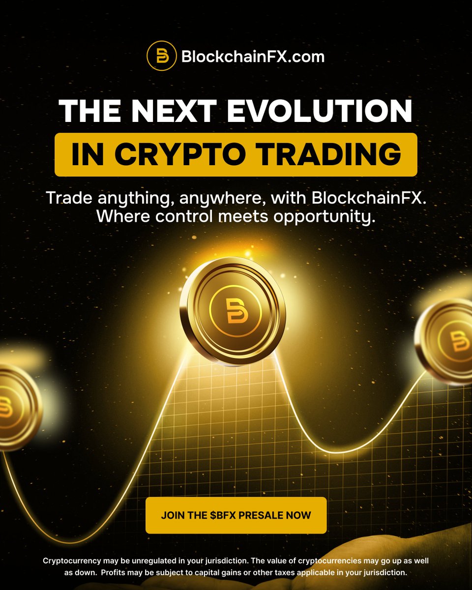 BlockchainFXcom's tweet image. ✨ The next evolution in crypto trading.

BlockchainFX is transforming how you trade, providing control and opportunity like never before.

Join the $BFX presale now 👉 BlockchainFX.com

#BFX #BlockchainFX #Presale #Crypto #Web3
