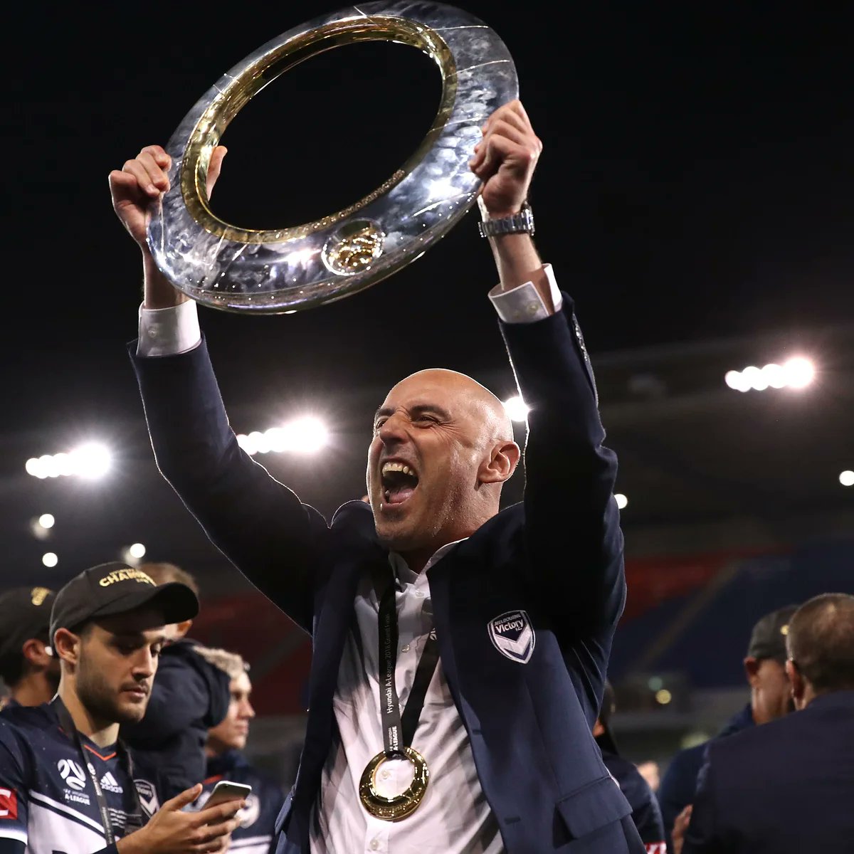Kevin Muscat

Coaching Career

Melbourne Victory Assistant Coach (2009-2013) - After bringing his playing career to an end with Victory (where he was assistant/playing coach in his final 2 years) Muscat had it written in his contract that he would stay on as assistant for the
