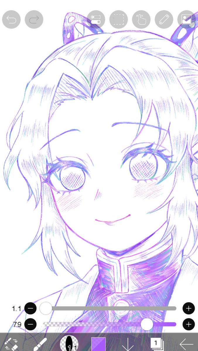ワンドロしのぶちゃん🦋