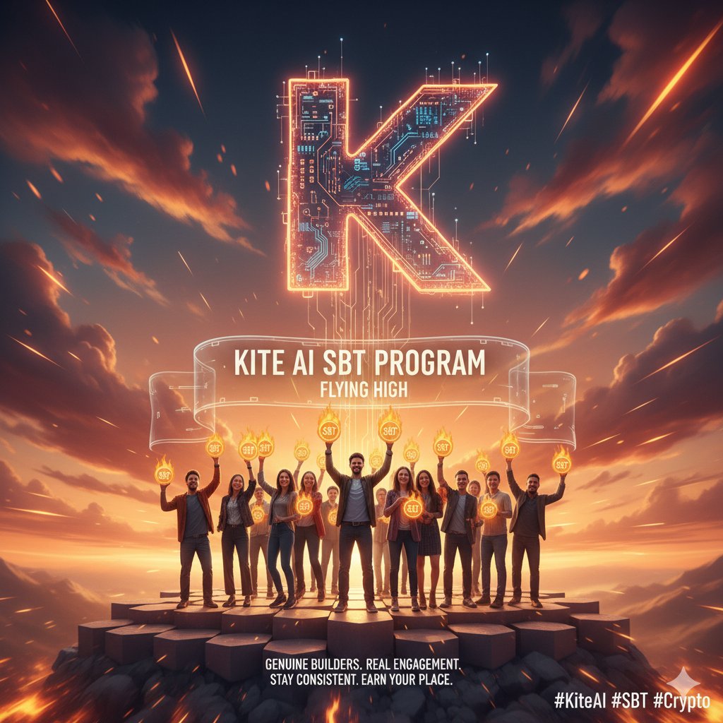 with_crypto18's tweet image. The @GoKiteAI SBT program is flying high 🪁🔥
Active members are getting recognized for real engagement — not bots, just genuine builders!
Stay consistent &amp;amp; earn your place.
#KiteAI #SBT #Crypto
