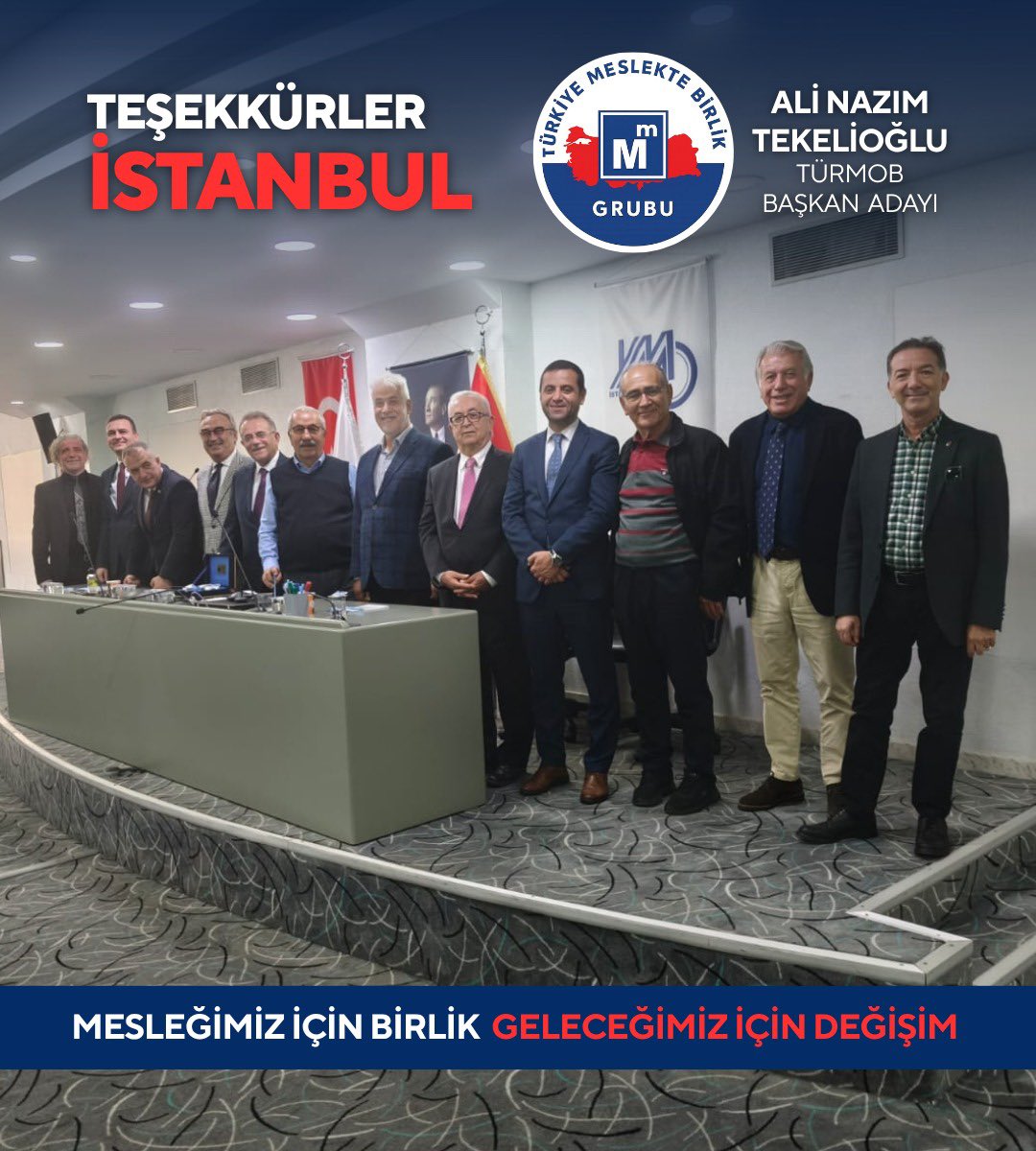 Yönetimde hizmet,
Denetimde şefaflık,
Disiplinde Adalet;
İlkelerimizle;
DEĞİŞİM illa da DEĞİŞİM diyoruz.

#TÜRMOB çalışmalarımız kapsamında istişare toplantımızı İSTANBUL YMM odasında yaptık.

İSTANBUL YMM Oda Başkanı Müfit ERKARAKAŞ’a, YK’na ve Delegelerimize teşekkür ediyoruz.