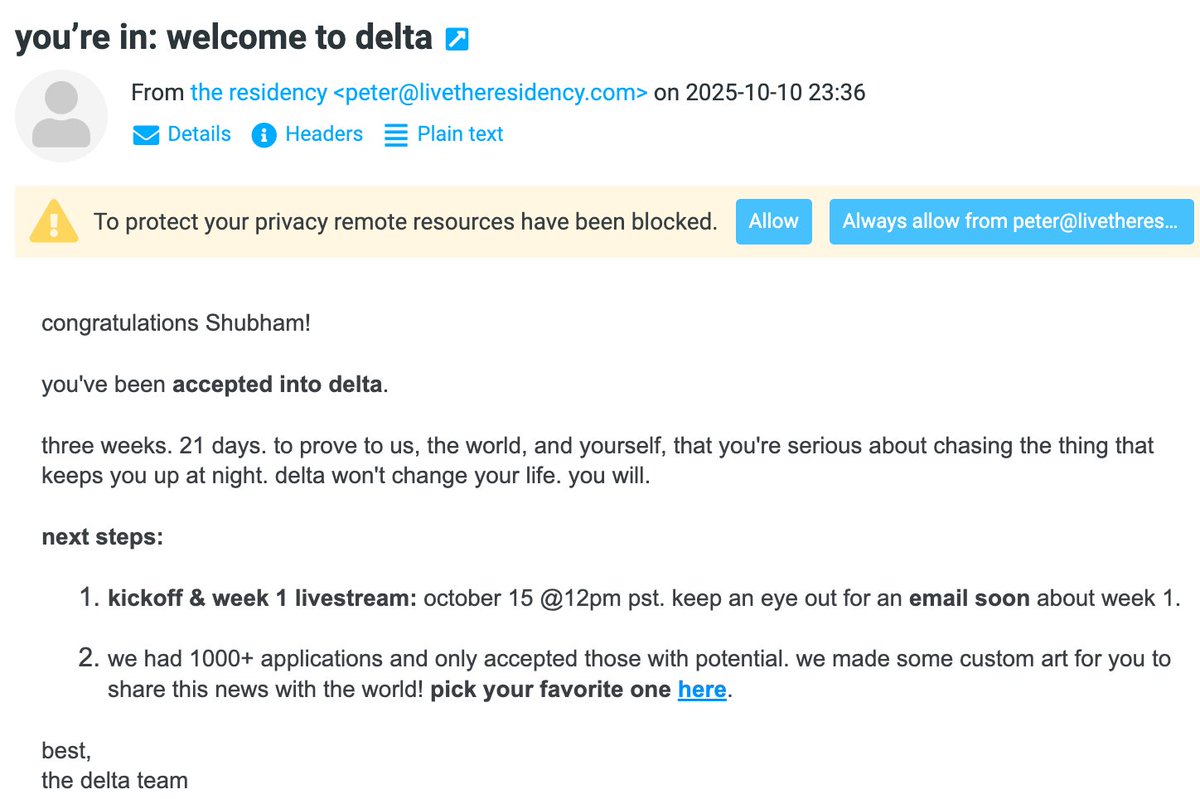 Shubham Girdhar tweet media