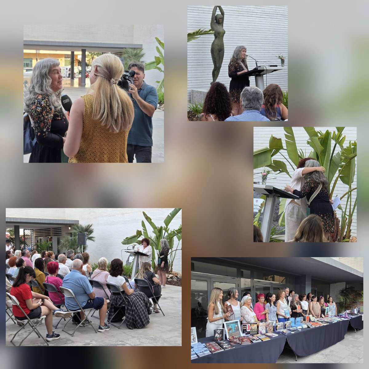 geichelbaum's tweet image. Una gran celebración del Día de las Escritoras rodeada de compañeras. Marisi Morales hizo una gran presentación de mi novela Todas las muertes de Emily Winter @edALGORFA. Y @MijasCom, como siempre, al pie del cañón.  Mil gracias.