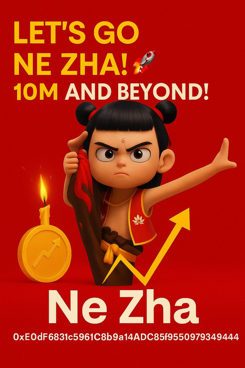 David_S8iD3fi's tweet image. 浅聊一下为什么看好 $NEZHA
1. 社区层面 :社区已经形成,社区成员一直在建设。
2. IP角度非常好,当下最大热点就是 哪吒这个IP ,票房已经拿下动漫全球冠军,而且热度已经全球蔓延;并且这个IP在其他链上还没出现统治级的标的(比如上了大所的…