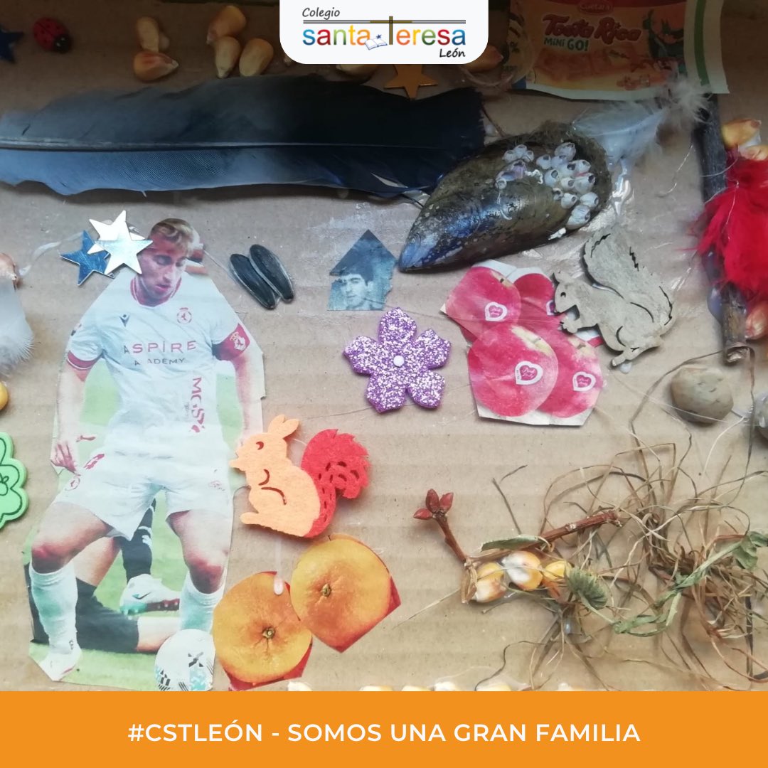 Los alumnos de 1º de Educación Primaria han creado un cuadro muy especial utilizando diferentes objetos que representan todo lo que les rodea. Esta actividad no solo ha sido divertida, sino que también ha servido para despertar su mirada investigadora. #CSTLeón