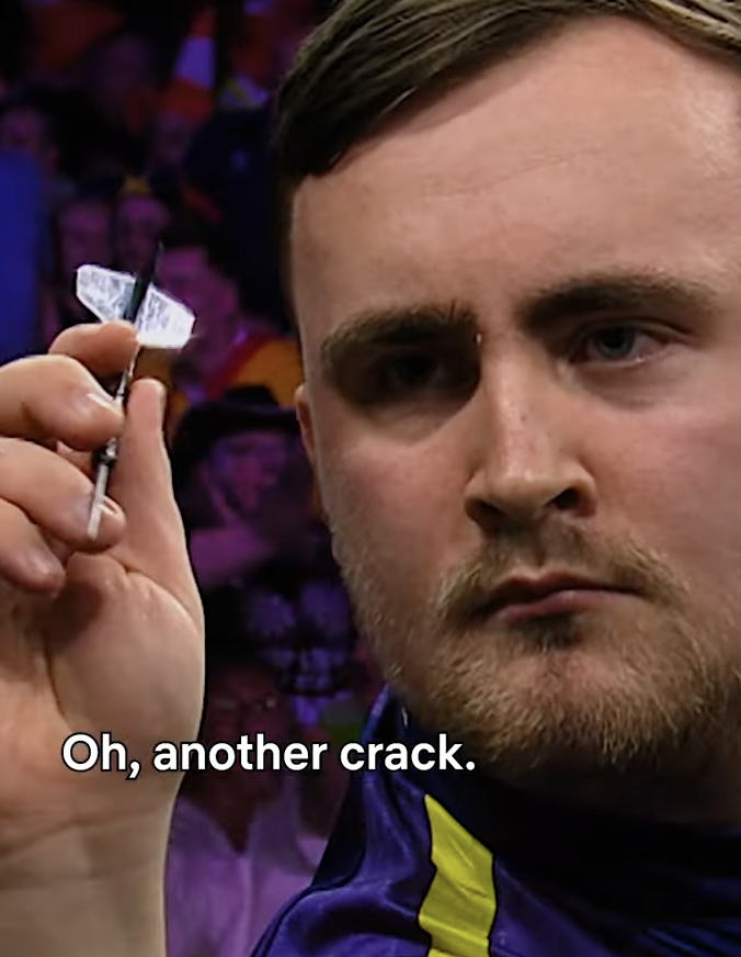 BoxToBoxFilms's tweet image. We might just be witnessing a once-in-a-generation talent. 🎯 @LukeTheNuke180 

📺WATCH: youtube.com/shorts/hXVA9q9…

#darts #worldgrandprix