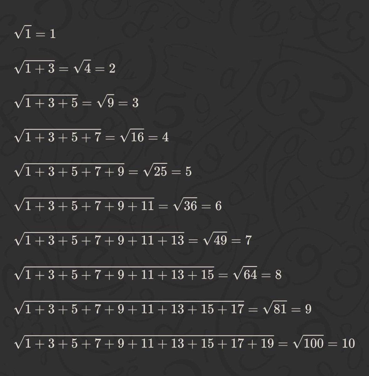 TheMathFlow's tweet image. The beauty of mathematics lies in patterns and symmetries.