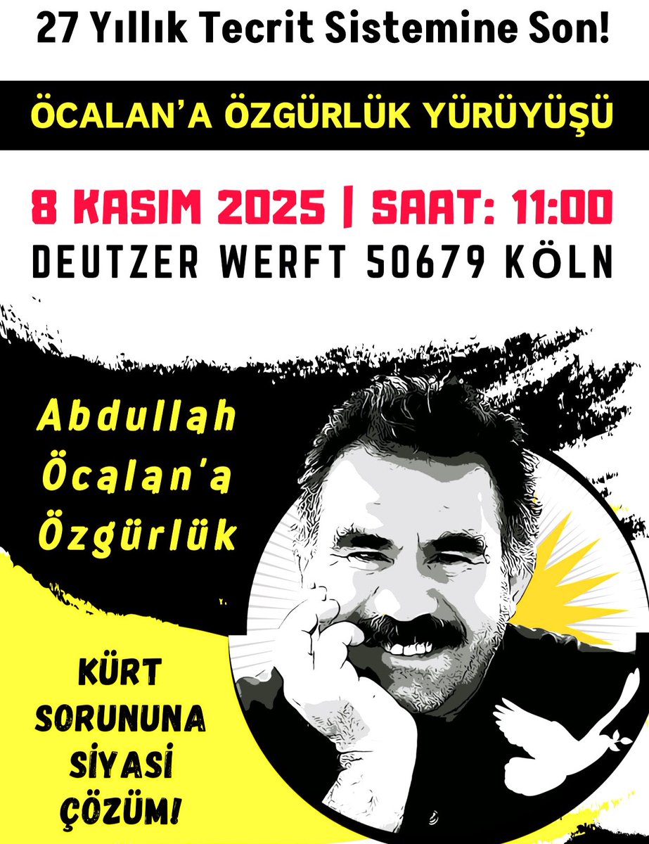 FREEDOM for ÖCALAN 🕊️ (@vigil4ocalan) on Twitter photo 