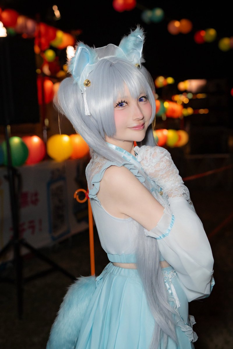 ko_riame0101's tweet image. 祭りの夜に🏮

#COSFESTREASURE
 #大洗海上花火大会 #千櫓祭