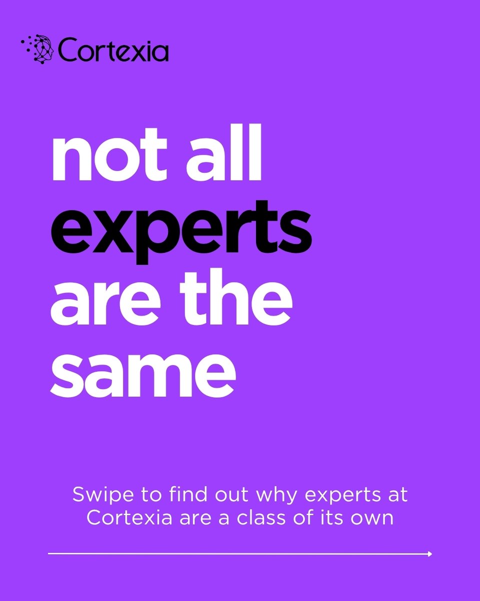 cortexiaco's tweet image. 💜 Our experts are not just profiles in a database - they are trusted voices shaping the world. 💜

At Cortexia, we:
🔍 Custom recruit every expert
🛡️ Verify and vet 100% of them
🤝 Ensure compliance and fair rewards

#Cortexia #SmarterDecisions #ExpertNetwork #MarketResearch