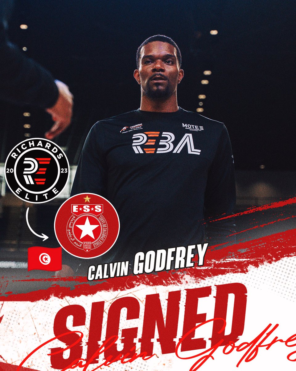 Richards Elite (@richardselite) on Twitter photo Congratulations to Calvin Godfrey for signing ✍🏽 in Tunisia for the upcoming 2025/2026 Season 📈🚀 #eltieworkelitedreams Congratulations to Calvin Godfrey for signing ✍🏽 in Tunisia for the upcoming 2025/2026 Season 📈🚀 #eltieworkelitedreams
