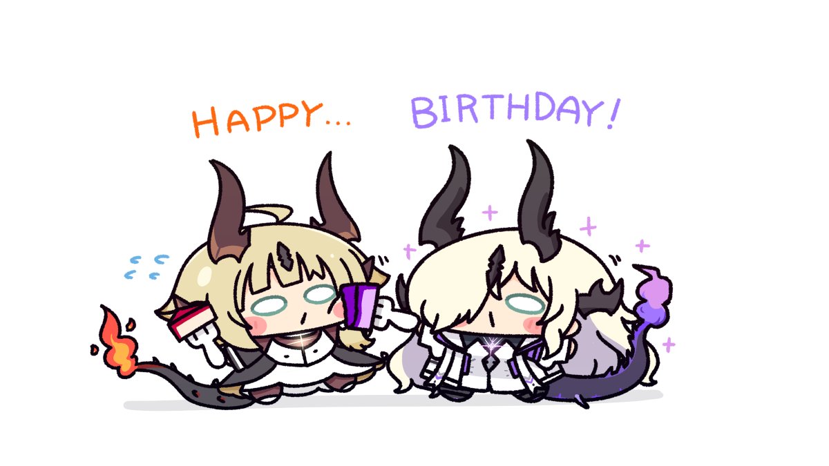 今日は竜姉妹ちゃんずBIRTHDAY!
✨🐉🍰🐉✨