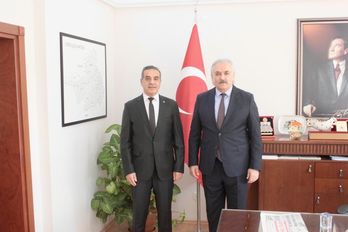 Aydın İl Tarım Müdürü Ayhan Temiz, Kaymakamı Ziyaret Etti