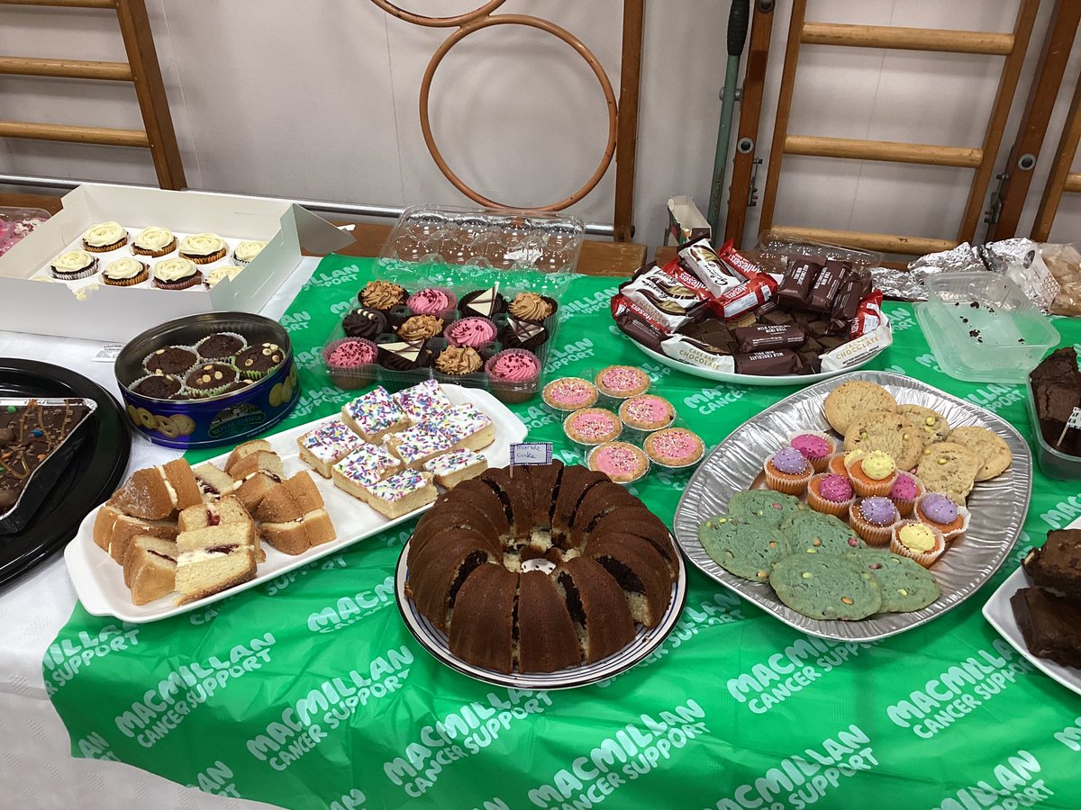 Thanks to your donations, including of cake! We raised £200 💚