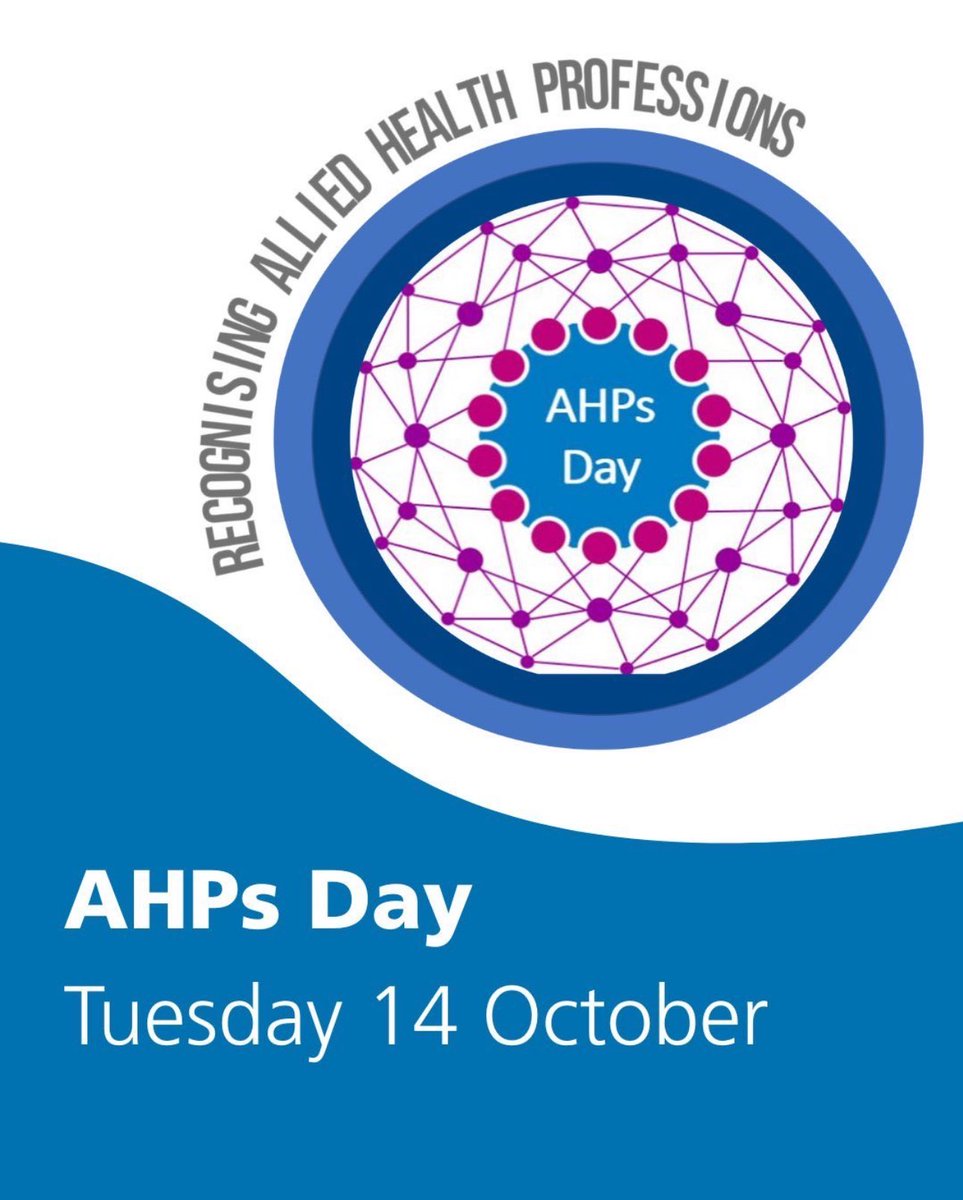 Let’s celebrate all AHPs on #AHPsDay2025  The support all AHPs provide to their patients, families, and their team is amazing. Today is for all AHPs out there making a difference 🎉🏥💙
