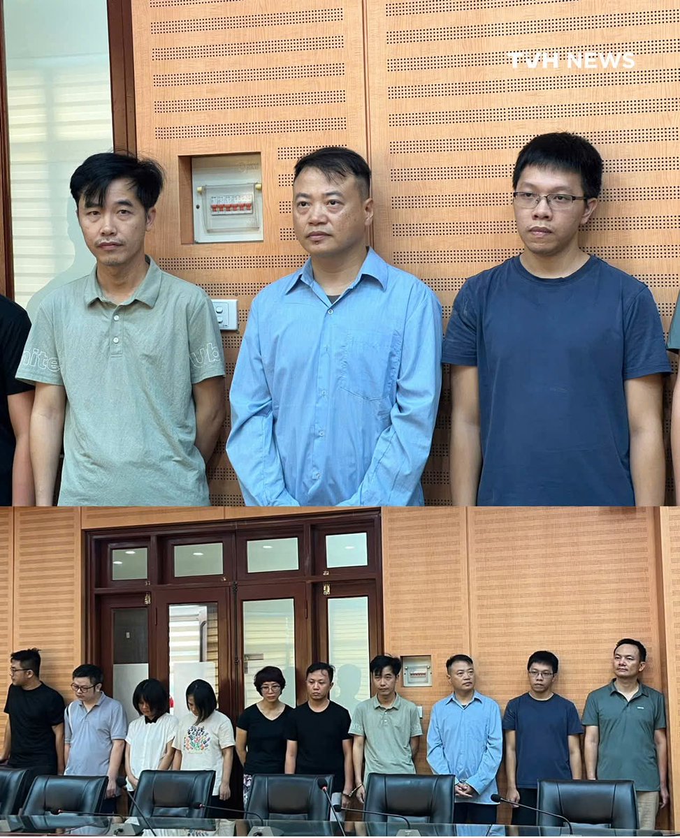 atm_crypt0's tweet image. Shark Bình tại cơ quan điều tra...
Tạm giữ gần 600 cây vàng, 18 sổ đỏ....tổng trị giá khoảng 900 tỷ đồng của các đối tượng trên hình.
Nguồn facebook, chưa có kiểm chứng nhé.