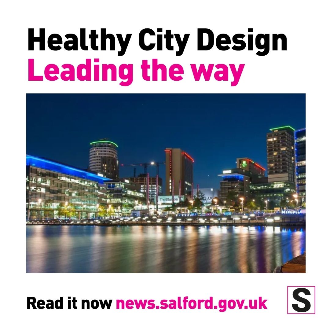 The council and <a href="/salford_mayor/">SalfordMayor</a> Paul Dennett are honoured to be hosting this year’s <a href="/HCDCongress/">Healthy City Design 2025 International Congress</a> Healthy City Design 2025 International Congress at Lowry in <a href="/MediaCityUK/">MediaCityUK</a> #Salford.  Read more in link in comments.