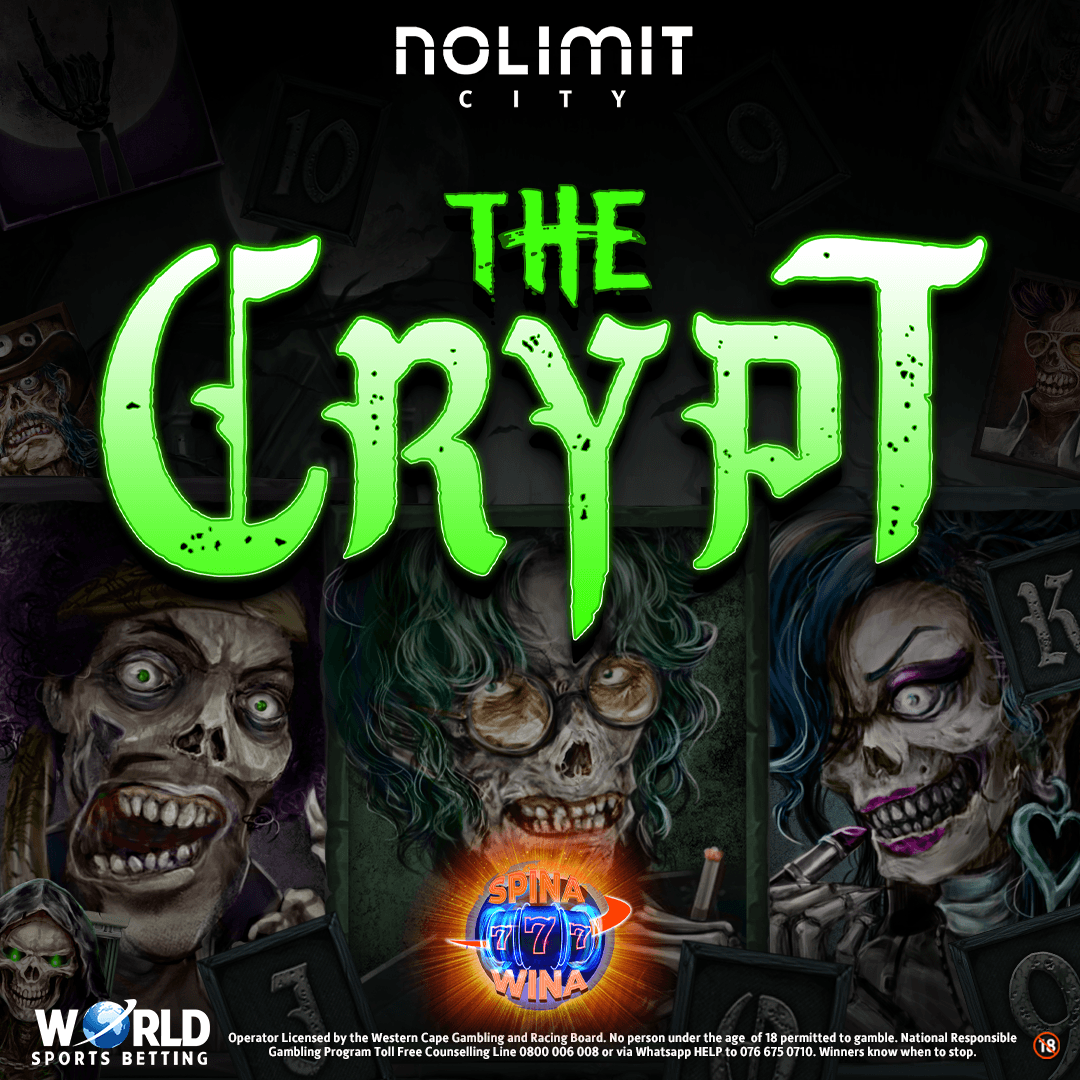 WorldSportsBet's tweet photo. 💀 The legends are back from the dead!
Step inside The Crypt from Nolimit City — where wild multipliers, cascading wins, and Resurrection Spins bring epic payouts to life!
Play The Crypt now 👉https://t.co/KnEfA2qaJo
#TheCrypt #NolimitCity #Slots #Halloween2025 #WSB #BetWithTheBest
