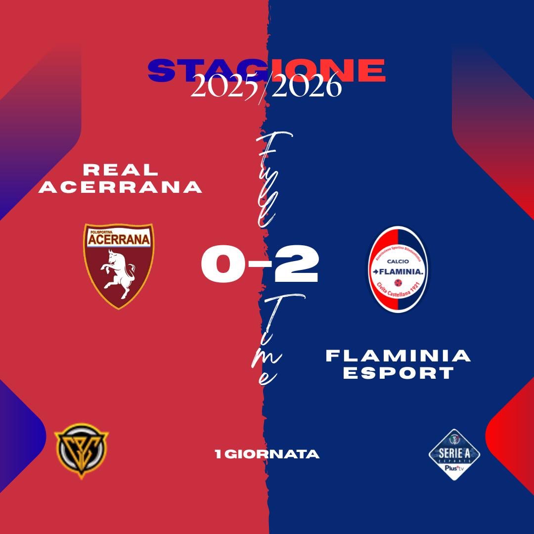 🗓️Full Time🗓️

🏆<a href="/FVPA_net/">FVPA.net 🇮🇹</a>  Serie 🅱️
🏠 🆚 <a href="/TKNCatania/">TKN Catania / Ascoli Esports</a>  2-1 ✅
👟<a href="/SirAlessio89/">SirAlessio89</a> <a href="/iAshar/">AshaR</a> 
⚽️ <a href="/DRC_Staml3l/">eagle--87</a> <a href="/berets89/">Berets</a> 

🏆 <a href="/CPGItaly/">CPG Italy 🇮🇹</a> Serie 🅰️
✈️ 🆚 @RealAcerrana 0-2 ✅
👟<a href="/SirAlessio89/">SirAlessio89</a> 
⚽️ <a href="/DRC_Staml3l/">eagle--87</a> <a href="/iAshar/">AshaR</a>