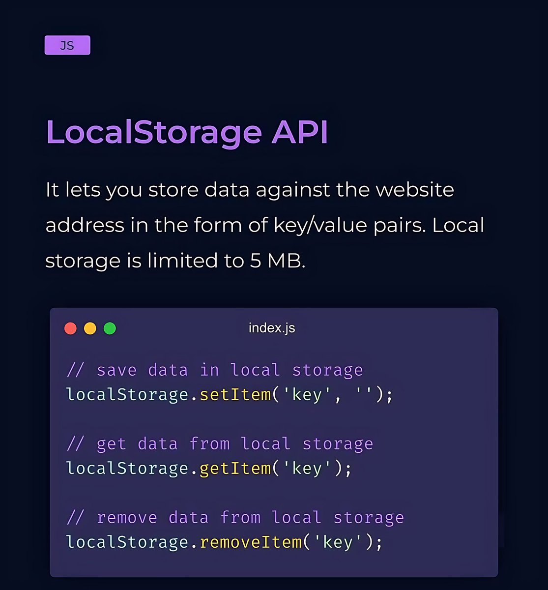 11xcoder's tweet image. Want to build better, faster, and smarter web apps? You need to master your browser's superpowers! 🦸♂️
5 incredibly useful JavaScript Web APIs that can instantly boost your project
#js #javascriptdeveloper #webapis #codinglife #programmer #devlife