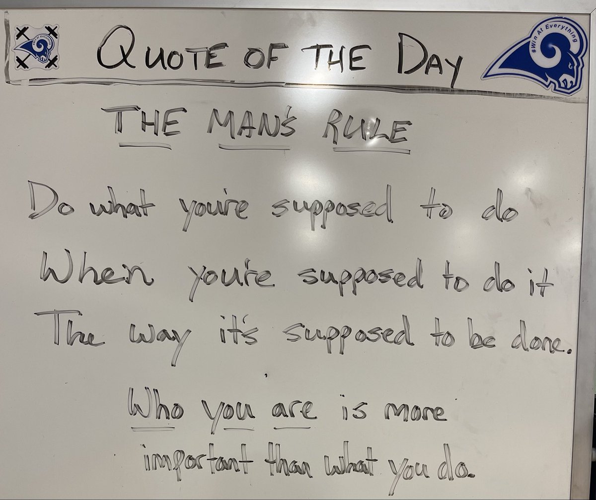CoachRayO3313's tweet image. The longer you’re in the game, the more immune you become to🗑️behavior. Sometimes you have to remind yourself that standards are non-negotiable. Who you are is more important than what you do. Don’t forget that