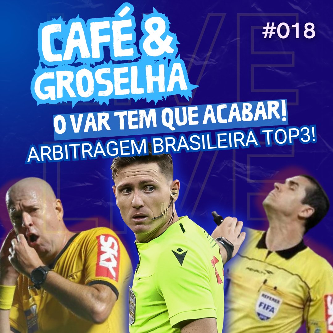 EPISÓDIO XVIII ☕

Um bate-papo sobre o atual cenário da arbitragem brasileira e o Luan fazendo m** já no começo do episódio 

youtube.com/live/Ol5uWkkZt…