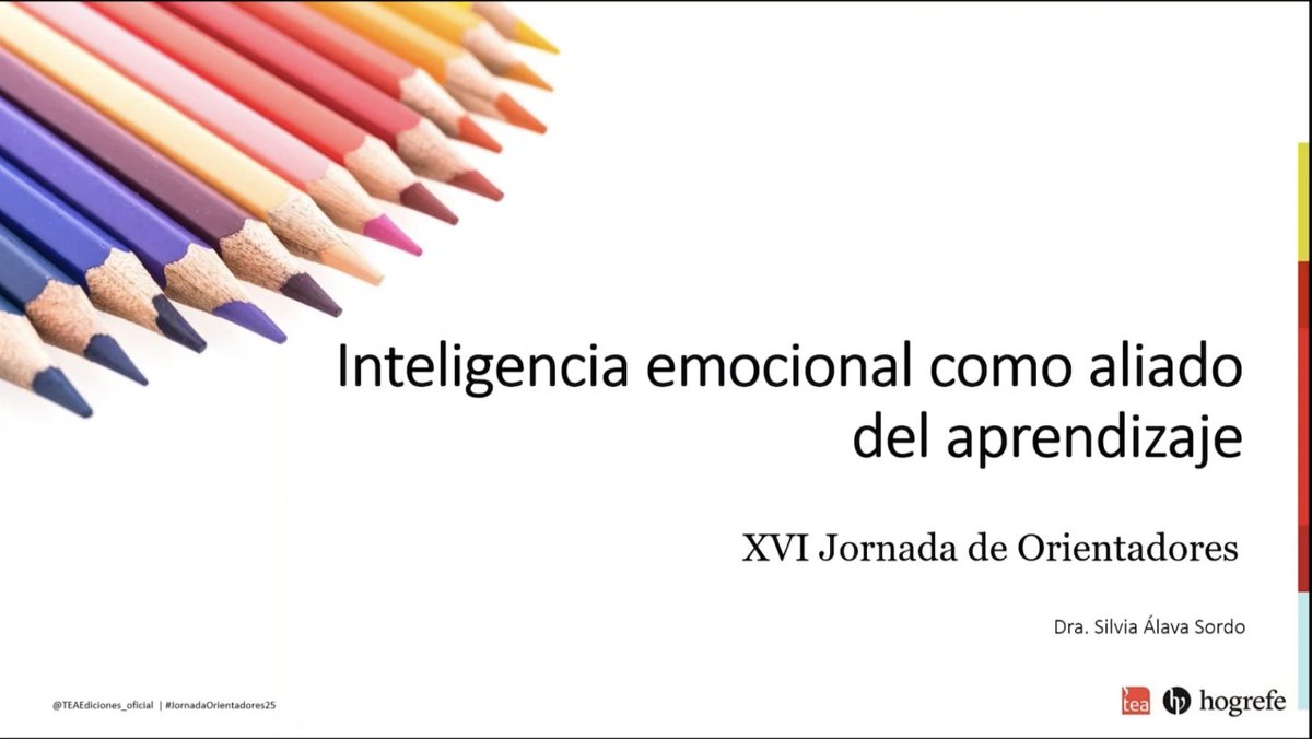 La primera escuela de la inteligencia emocional es la familia; la escuela es una segunda oportunidad. Educar con afecto, respeto y ejemplo construye relaciones sanas. La familia enseña a sentir; la escuela, a convivir.
#JornadaOrientadores25 <a href="/TEAEdiciones/">Hogrefe TEA Ediciones</a>
