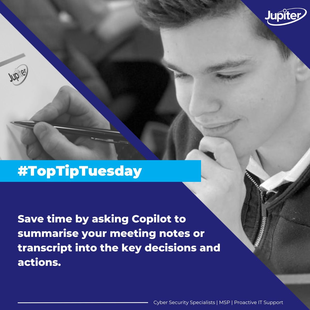 Jupiter IT Solutions - IT Support Hull (@it_support_hull) on Twitter photo 70% of Copilot users say they feel more productive since learning how to get the best from the tool...
Have you tried it yet?
#copilot #ittips #toptiptuesday #itsupport #itconsultancy #cybersecurityspecialists #itsupporthull #itsupportleeds #itsupportdoncaster #itsupportyork 70% of Copilot users say they feel more productive since learning how to get the best from the tool...
Have you tried it yet?
#copilot #ittips #toptiptuesday #itsupport #itconsultancy #cybersecurityspecialists #itsupporthull #itsupportleeds #itsupportdoncaster #itsupportyork