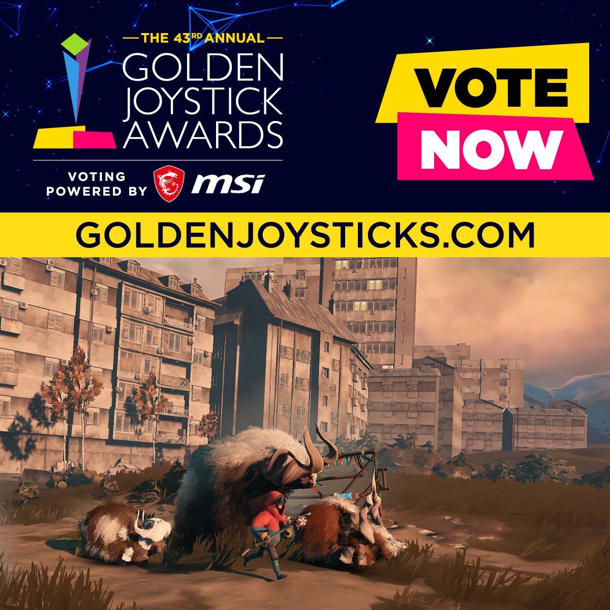 okomotive's tweet photo. Have you voted in the Golden Joystick awards yet? Consider us in your pick for the "Best Indie Game" category 🙏💖 https://t.co/DxPv8Gdk53