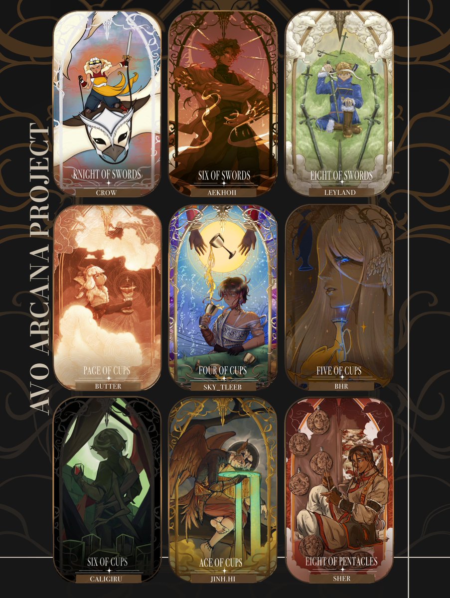 kai_mi01's tweet image. Check out the rest of the collection and the artists included + the creator of AVO: Take off and Landing by @/aikhoi_ on IG

#tarot #tarotcollection #originalcharacter