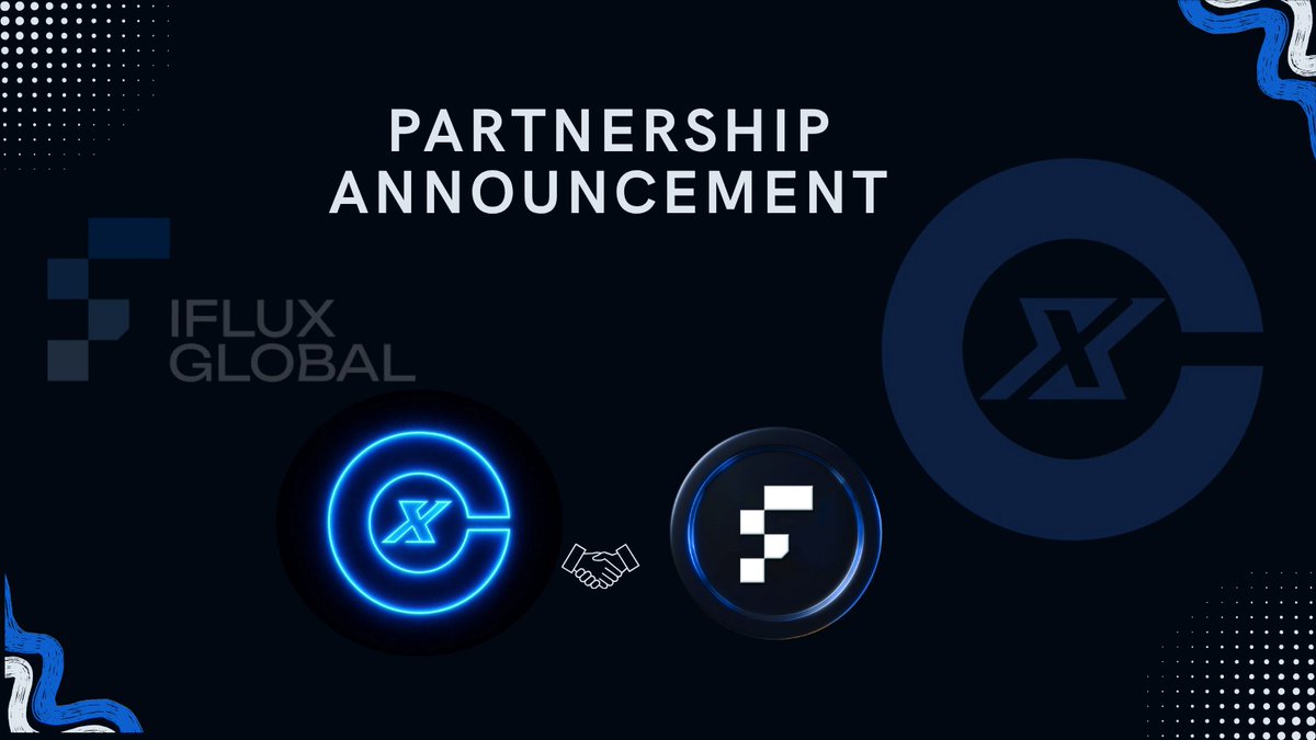 CreatorX (@creatorxinc) on Twitter photo 🚀 Big News: CreatorX 🤝 iFlux Global! 🚀
<a href="/CreatorXinc/">CreatorX</a> beyond excited to partner with <a href="/iFluxGlobal/">iFlux Global</a> , a powerful crypto-finance platform built to help traders go beyond the limits of traditional exchanges. 🌍 Already trusted by users in 30+ countries and over $5M+ in contract 🚀 Big News: CreatorX 🤝 iFlux Global! 🚀
<a href="/CreatorXinc/">CreatorX</a> beyond excited to partner with <a href="/iFluxGlobal/">iFlux Global</a> , a powerful crypto-finance platform built to help traders go beyond the limits of traditional exchanges. 🌍 Already trusted by users in 30+ countries and over $5M+ in contract