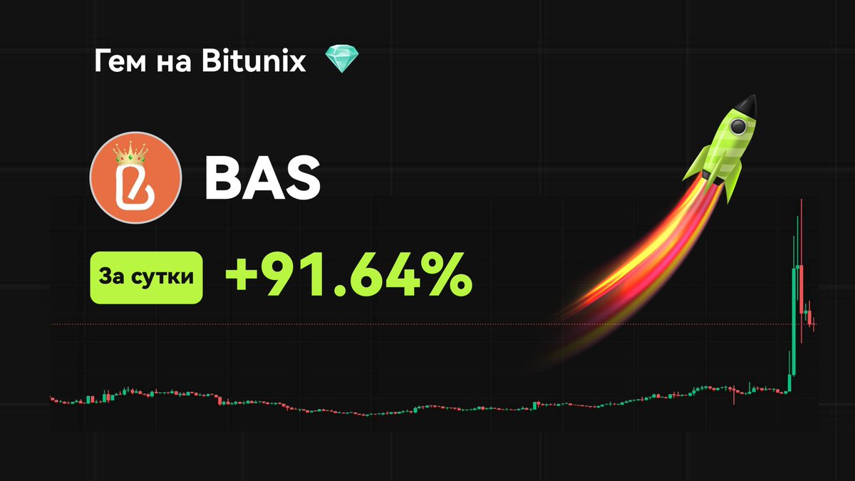 BitunixRUCIS's tweet image. 💎Гем дня на Bitunix💎
🚀 $BAS: +91% за последние 24 часа!
🔥Начни торговать прямо сейчас: short.bitunixads.com/KjM4n2Pl