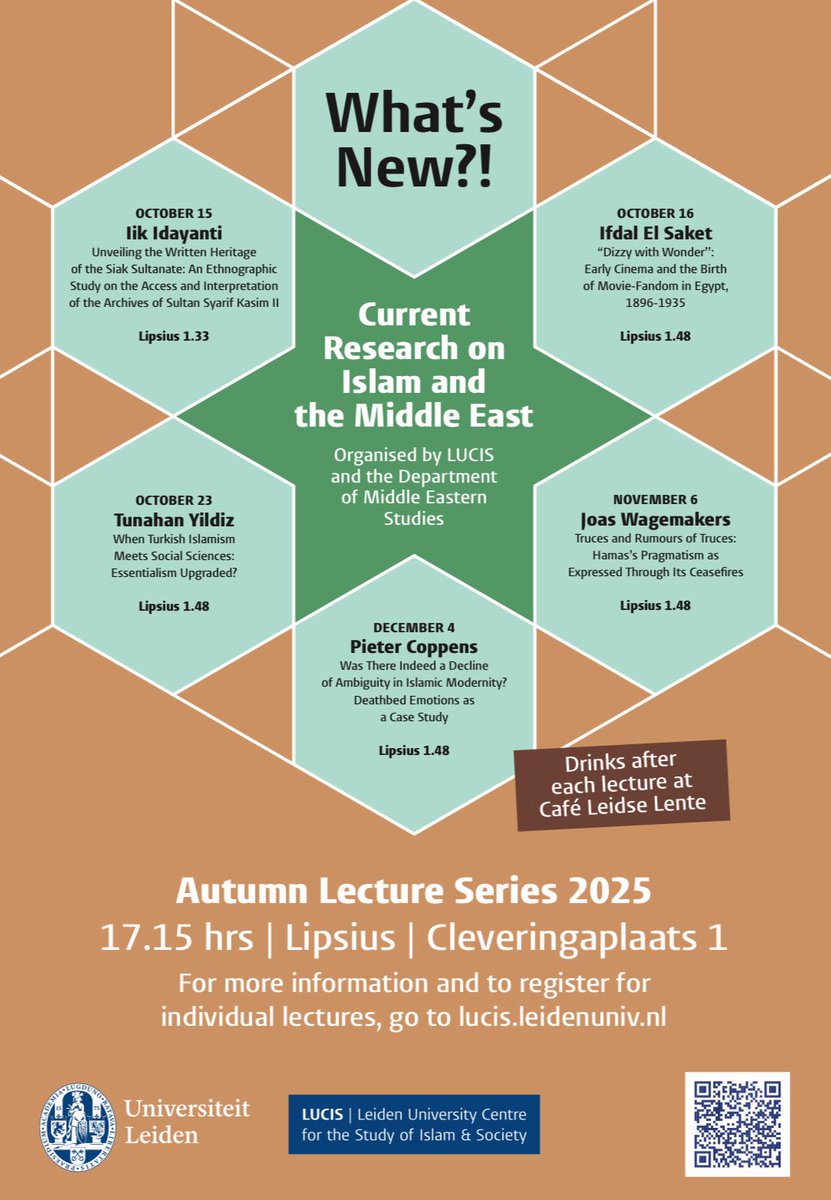 What’s New?! Fall Lecture Series 2025 | After a small hiatus, we are back with our What’s New?!-series. We’ve got exciting lectures lined up, with ranging topics! Feel free to join us!