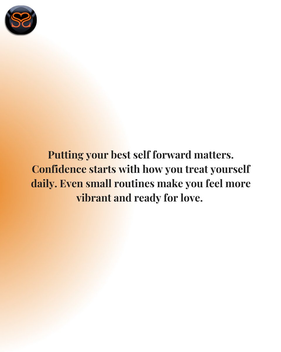 selectpersonals's tweet image. Putting your best self forward matters. Confidence starts with how you treat yourself daily. Even small routines make you feel more vibrant and ready for love.
#datingconfidence #selfcaretips #seriousrelationships #datingforprofessionals #maturelove