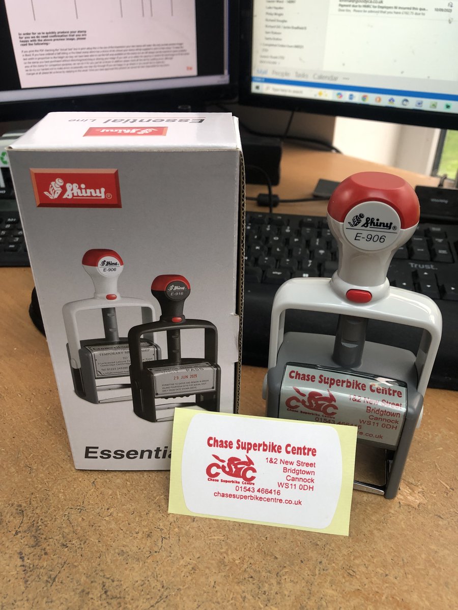 ukrubberstamper's tweet image. Quality you can feel! ✨

The Shiny E-906 isn't just a stamp—it's a heavy-duty, metal-framed workhorse. Enjoy that super smooth, easy action and crystal-clear impressions, always.

Customise yours today: 🛠️ 
rubberstampking.co.uk/shiny-e906-hea…

#ShinyStamp #OfficeLife #Quality