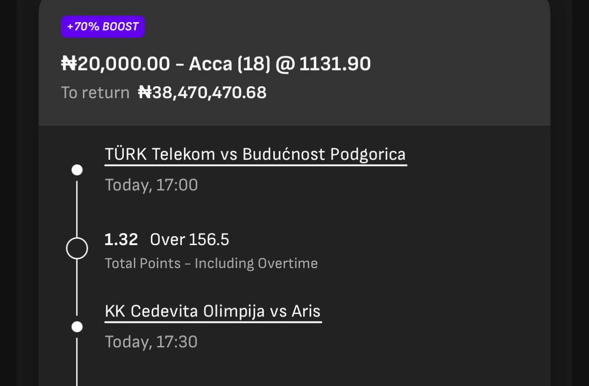 BOOM CODE HERE💥 ON 💫💫LIVESCOREBET

CODE ⬇️⬇️

2ziwo - 1K ODDS
h20xi - 140 ODDS
33p6z - 40 ODDS
6fncs - 10 ODDS

Register &amp; play here ⬇️⬇️
wl-nl.livescorebet.com/C.ashx?btag=a_…

BET RESPONSIBLY 🔞