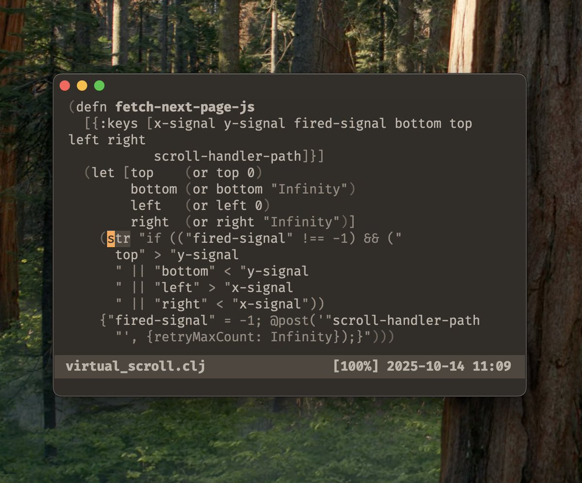 anders_murphy's tweet image. String interpolation in #Clojure is so good.