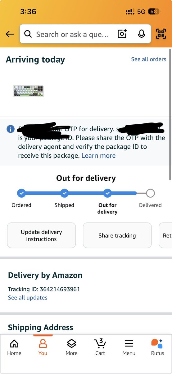 kashyap_2420's tweet image. @amazonIN Hope this will be delivered today, already 3rd day with same order status, #scam #onlineorder #amazonorder
#amazon @JeffBezos @amazon @AmazonHelp @Flipkart @flipkartsupport