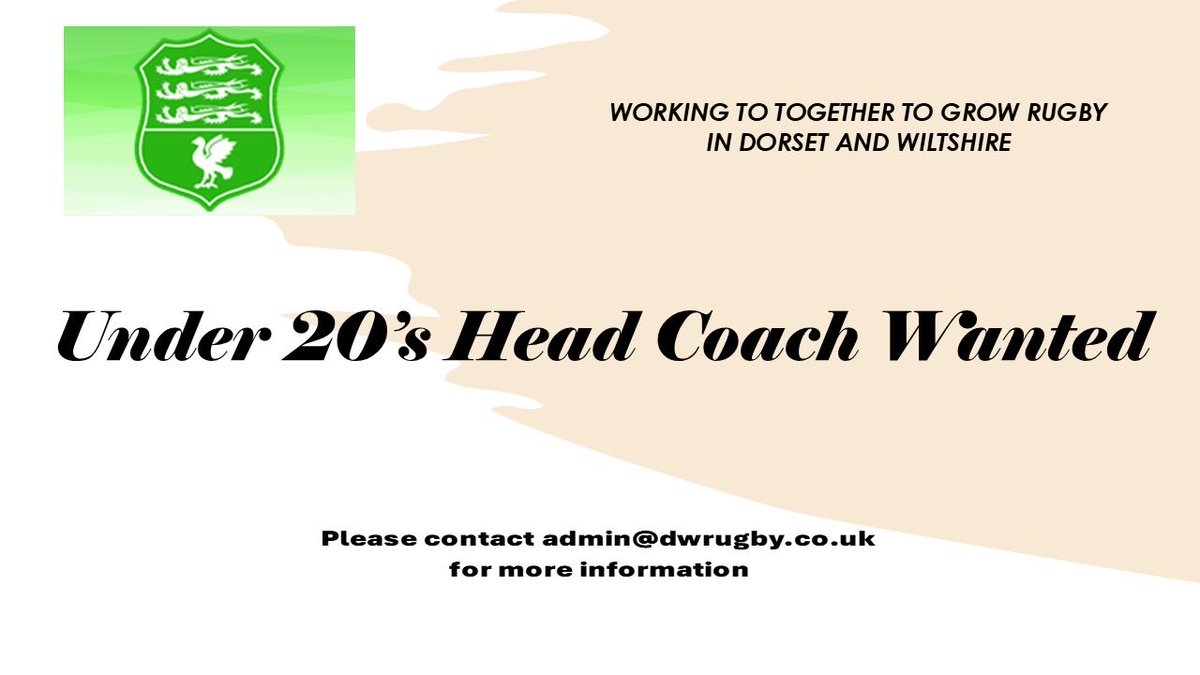 Dorset & Wilts RFU (@dorsetwiltsrfu) on Twitter photo 