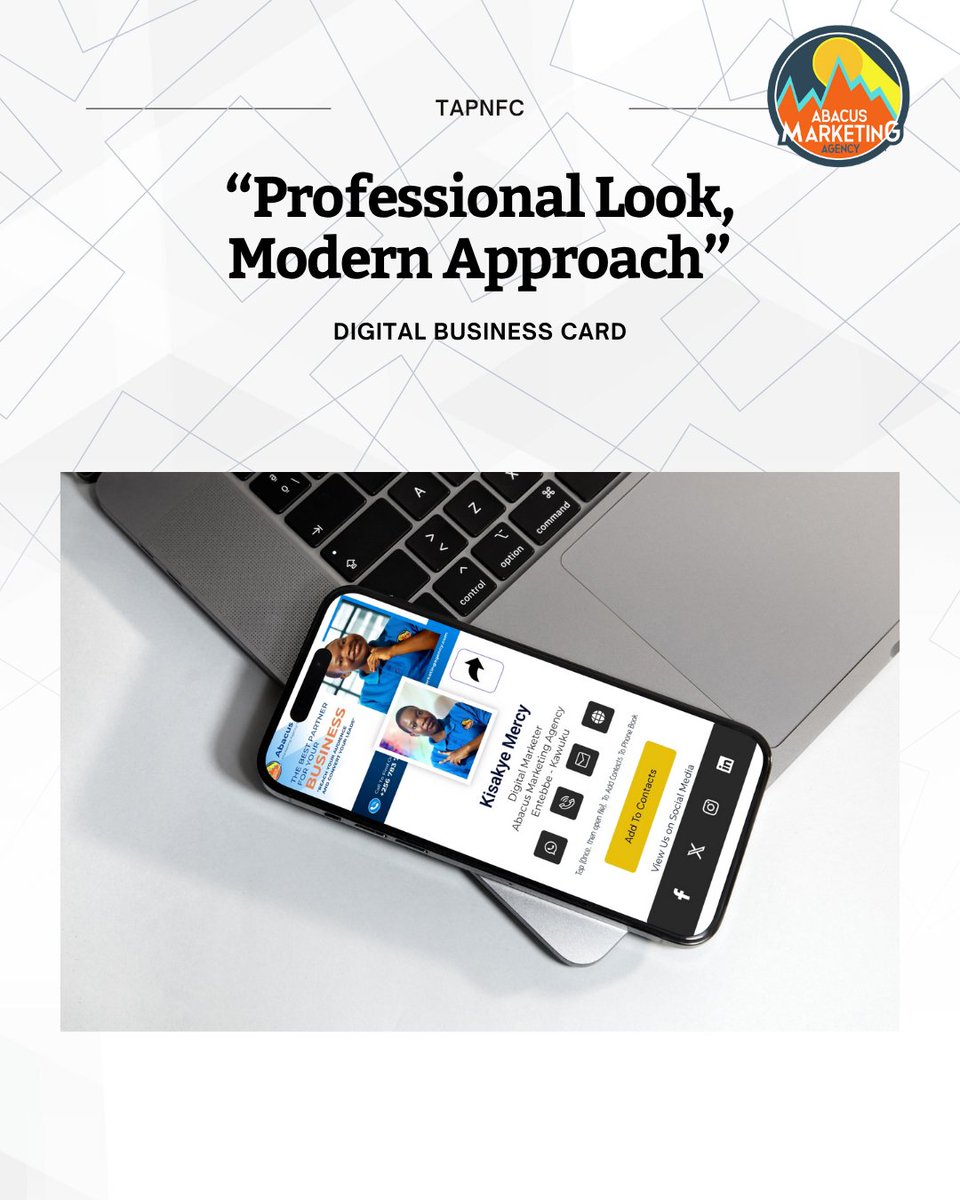 ArnoldNsamba1's tweet image. Gone are the days of carrying a stack of paper business cards😃

#BusinessUpgrade #VirtualBusinessCard #NetworkingMadeSimple #SmartBranding