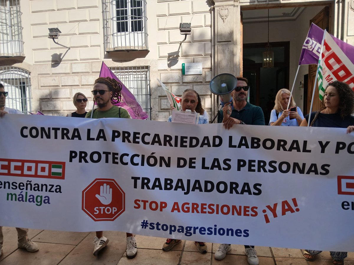La gestión privatizada d centros d menores y justicia juvenil d #Andalucía no funciona. 80% trabajadoras/es sufren agresiones verbales, físicas, tocamientos. <a href="/AndaluciaJunta/">Junta de Andalucía</a> debe actuar YA con más personal y mejores condiciones laborales para este servicio esencial. No➕muertes