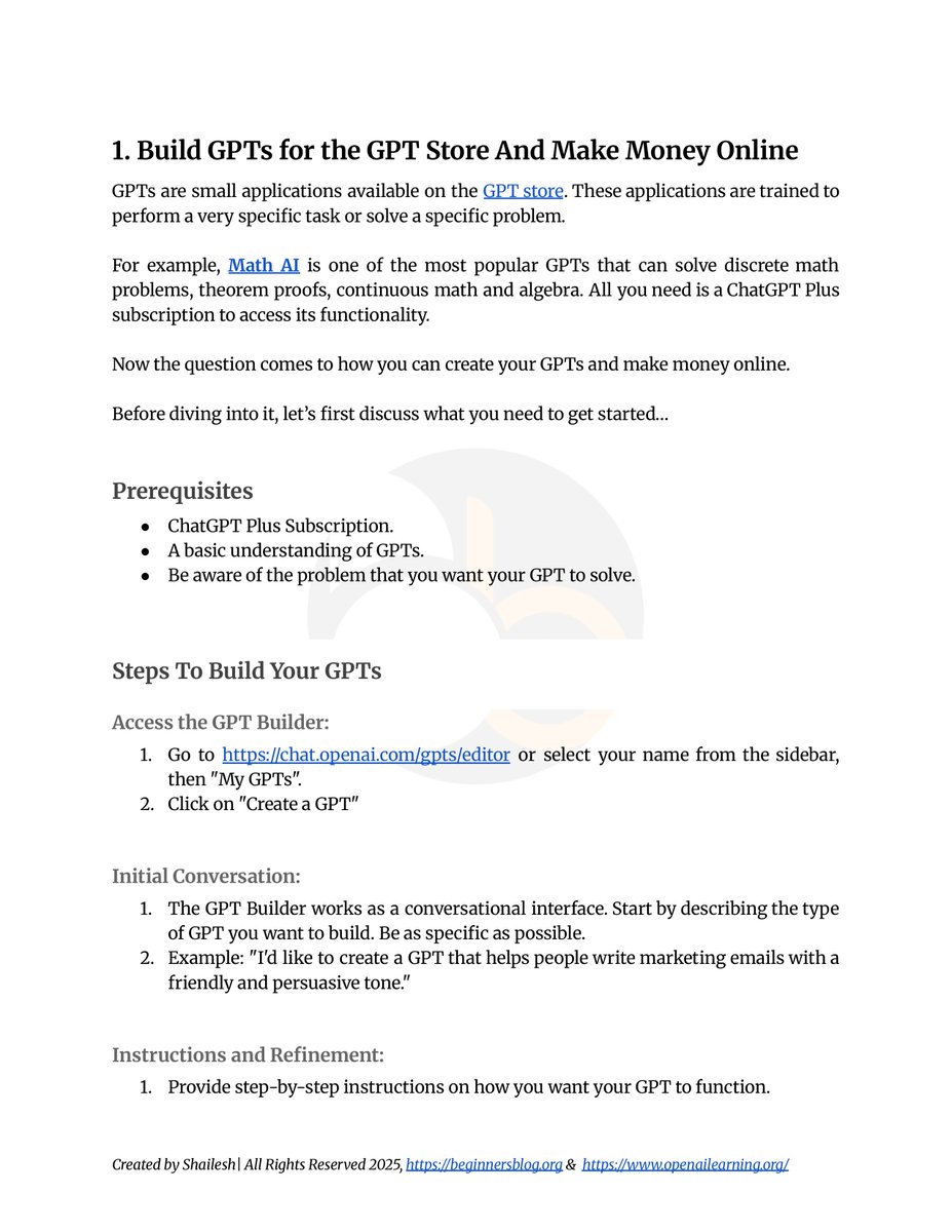 beginnersblog1's tweet image. AI is insane but 99% don&apos;t know how to make serious money with this.

Smart People are already pulling in $2000-$10000/month.

I prepared a PDF covering 25 SIDE Hustle ideas you can use to make serious money.

It&apos;s 100% FREE

Want this?
Follow
Repost
Comment &quot;AI Side Hustle&quot;